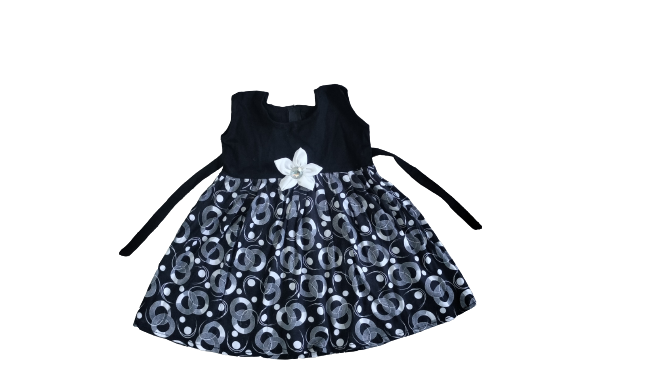Picture of Baby girls fashionable beautiful dress for 0 to 3 years babies