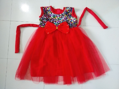 Picture of Party dress for ,Weeding and birthday dress for  0-3  years baby - বাচ্চাদের জামা