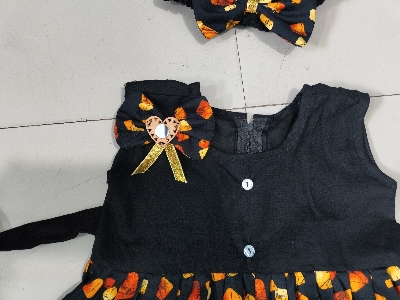 Picture of Trendsetter - Fashion Innovator - Upscale Need - Rose Print Dress for Baby girls 0-3 years - Sensible - Must Have - Understated Sophistication