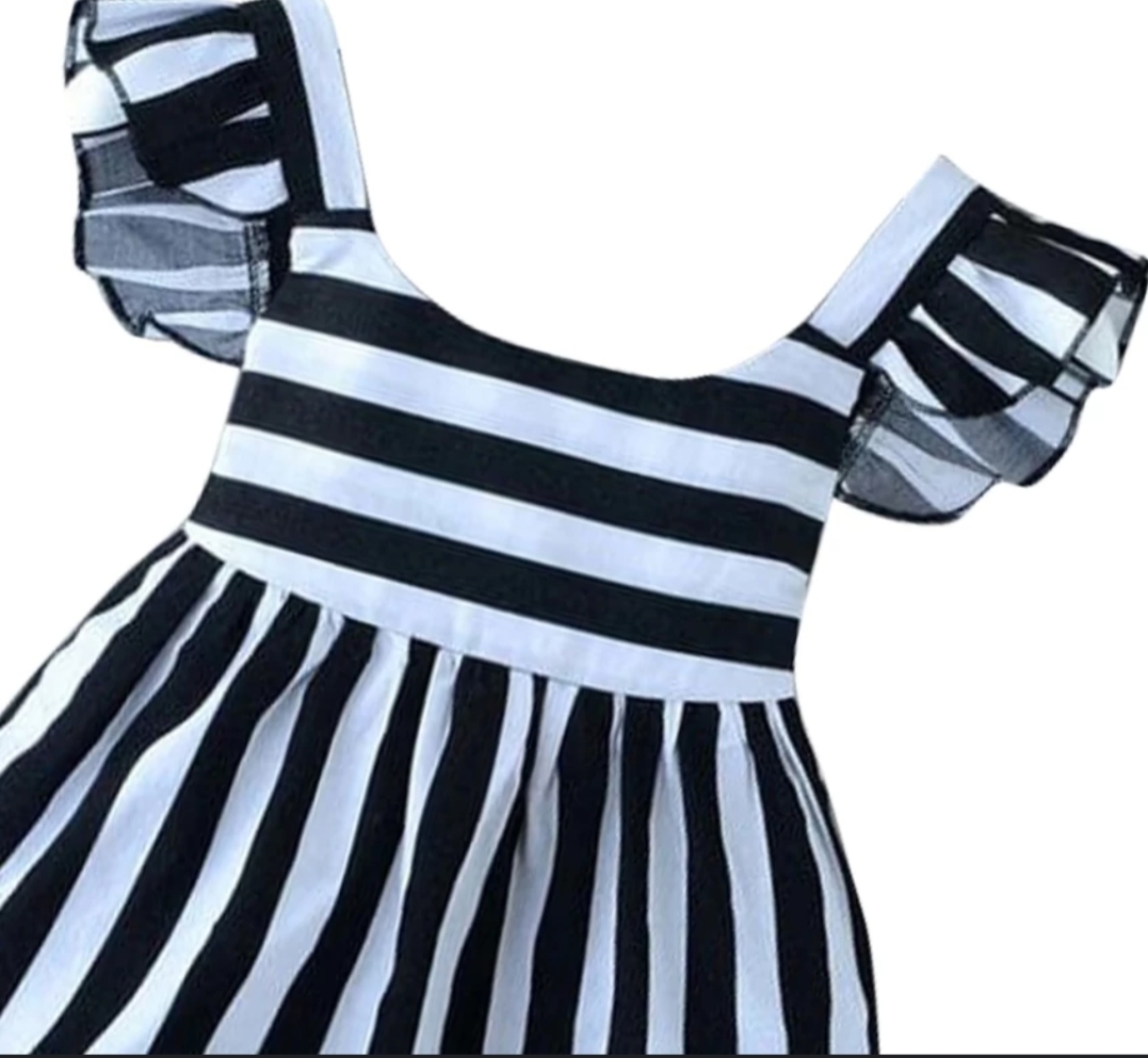 Picture of Baby Girls Fashionable Beautiful  handmade Dress For 0-4 Years Babies