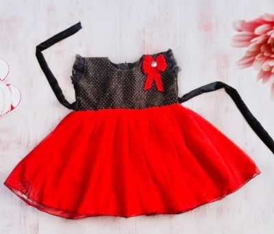 Picture of Baby girls fashionable beautiful party dress for 0 to 7 years babies 2024