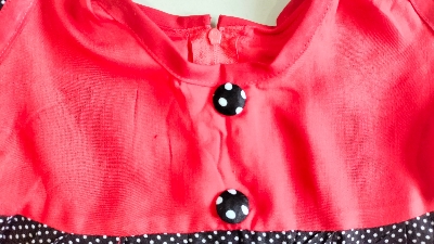 Picture of Baby Girls cotton frok with a hair band for all season 0-12 month