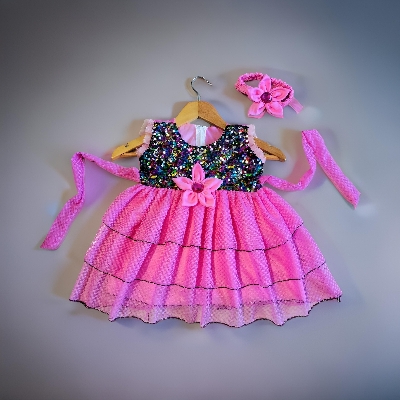 Picture of Fashionable and beautiful Party Dress for 0-12 years girls