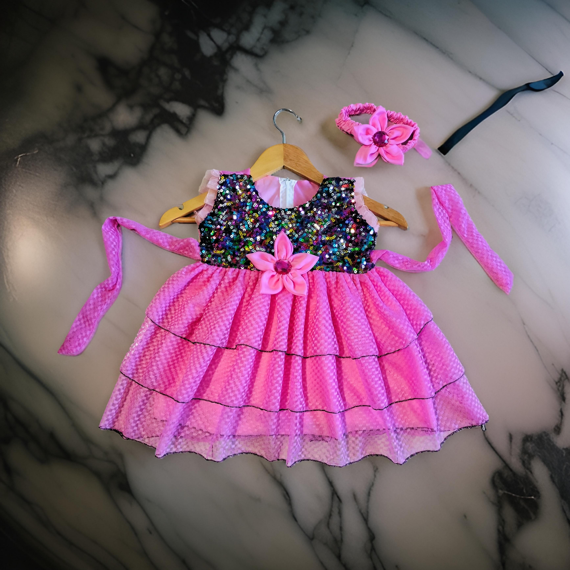 Picture of Fashionable and beautiful Party Dress for 0-12 years girls