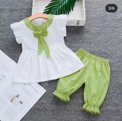Picture of Baby Girls Fashionable Beautiful homemade Dress For 0-5 Years Babies
