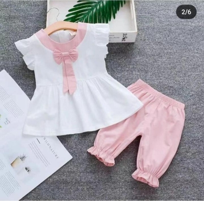 Picture of Baby Girls Fashionable Beautiful homemade Dress For 0-5 Years Babies