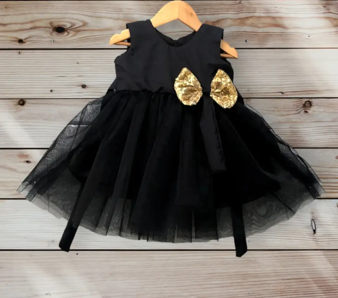 Picture of Baby girl dresses for summer - Fancy net frock for baby girls 0-7