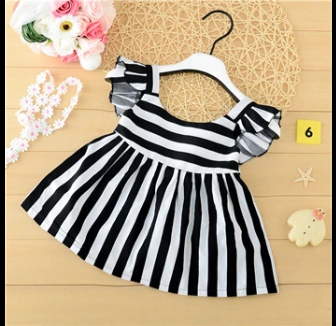 Picture of Fashionable cotton baby girl dress summer collection for 0-5