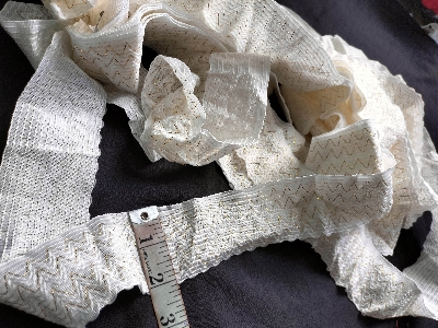 Picture of 20 yards Narrow Lace Ribbon Trim Craft Wedding Party Gift