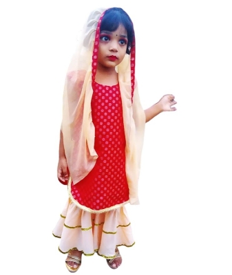 Picture of Baby Girls Sleeveless Kurta and Sharara Set for Girls for 0-7 years