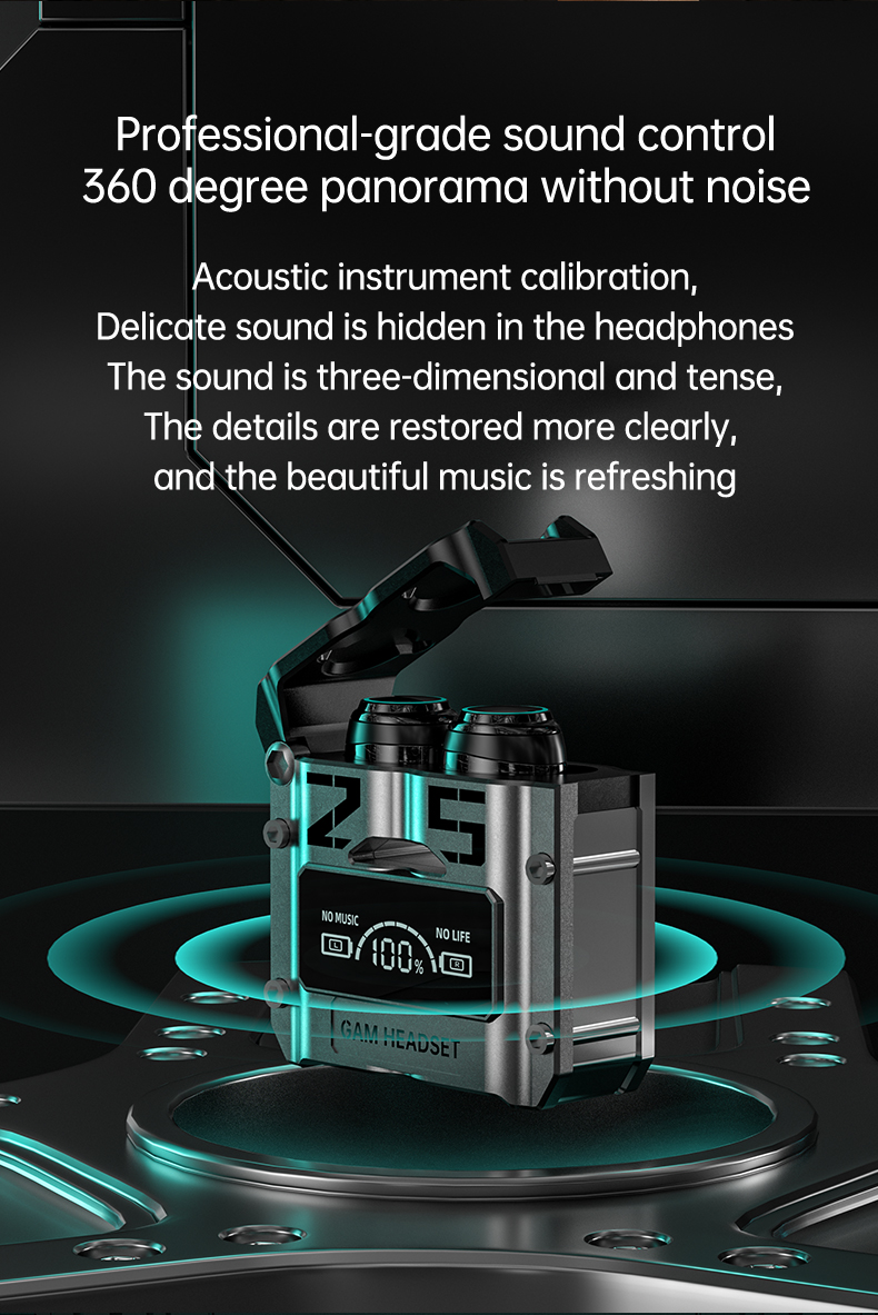 Picture of M25 TWS Wireless Earbuds - Bluetooth Touch Control with Noise Reduction