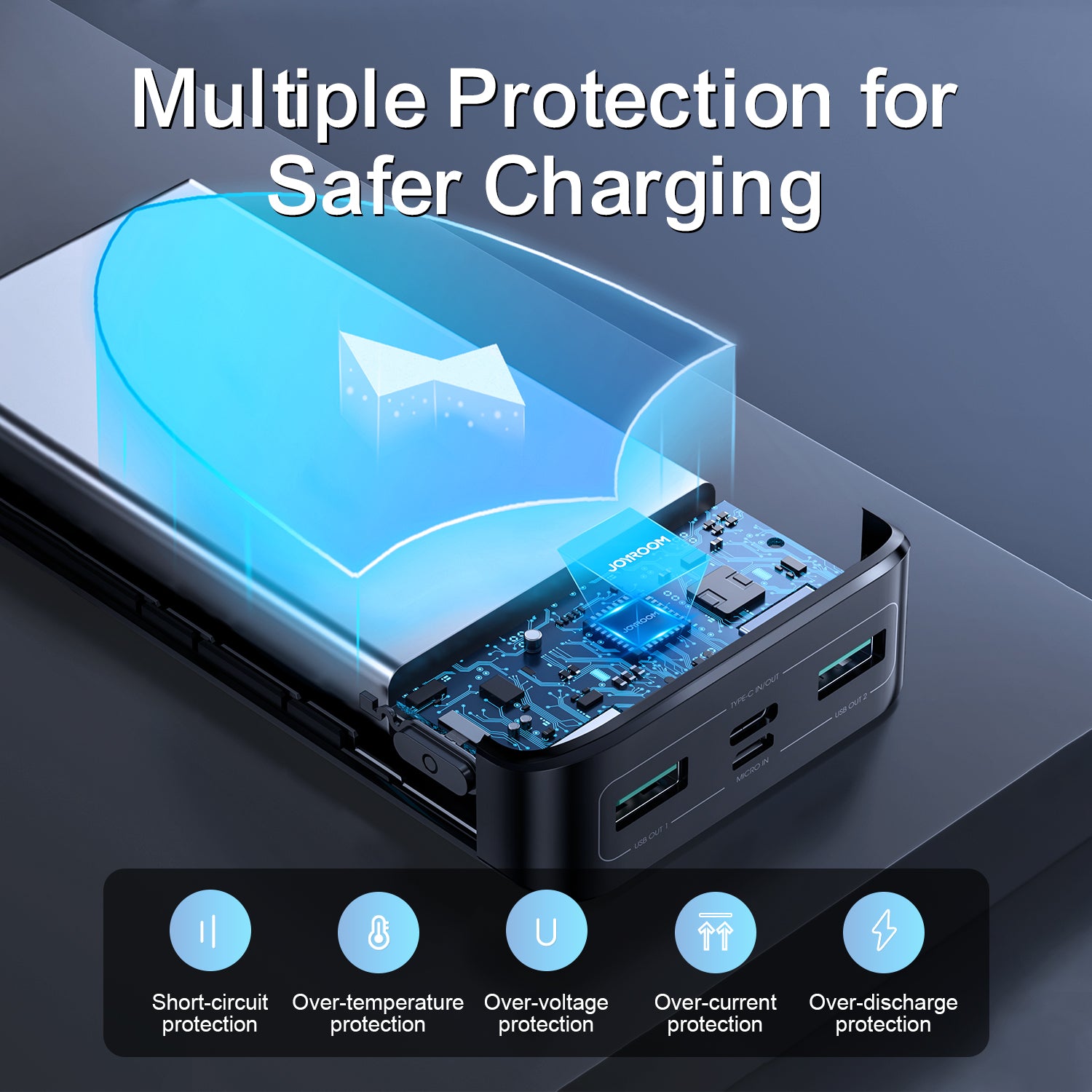 Picture of Joyroom 20000mAh 22.5W Fast Charging Power Bank JR-QP192