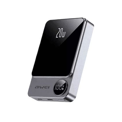 Picture of Awei P39K Magsafe Wireless Powerbank 10000mAh 20W PD Fast Charging Magnetic Power Bank