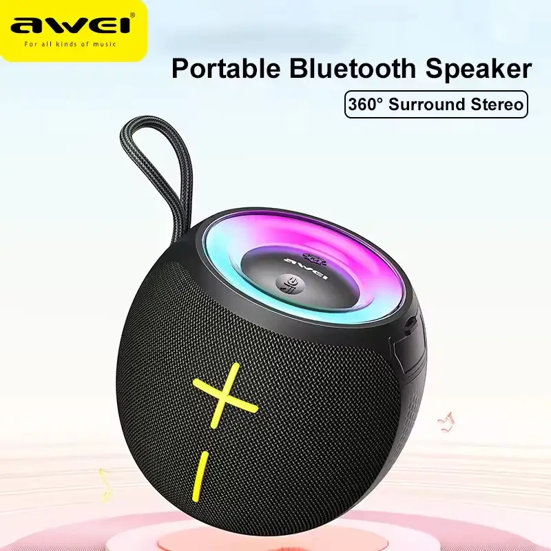 Picture of Awei KA19 Wireless Speaker 360° Stereo Sound Smart Bluetooth Speaker