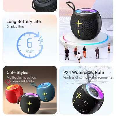 Picture of Awei KA19 Wireless Speaker 360° Stereo Sound Smart Bluetooth Speaker