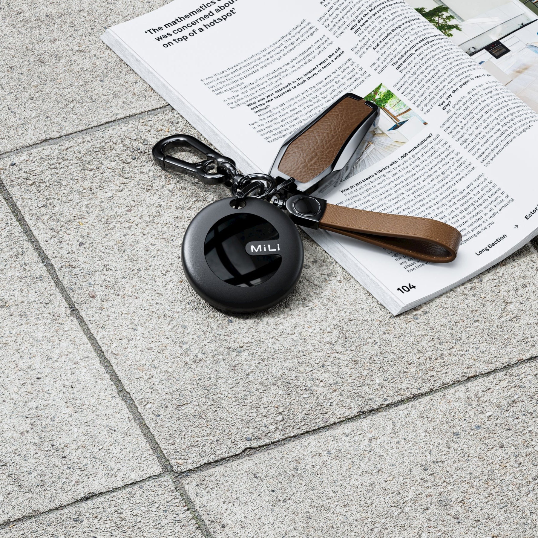 Picture of MiLi MiTag Android Location Tracker Device. Compatible with Google’s Find My Device. Smart Finder