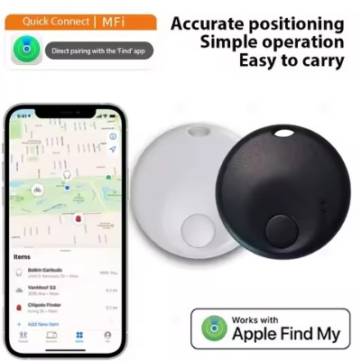Picture of HOCO E91 Location Tracker Device for iPhone. Compatible with Apple Find My network. Smart Finder Anti-Loss Device