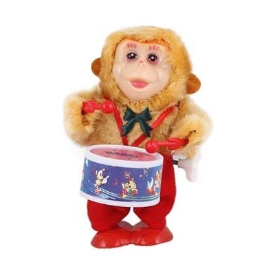Picture of Beating Drum Monkey toy ,music Light Monkey Dhol Doll-Funny Toy for baby