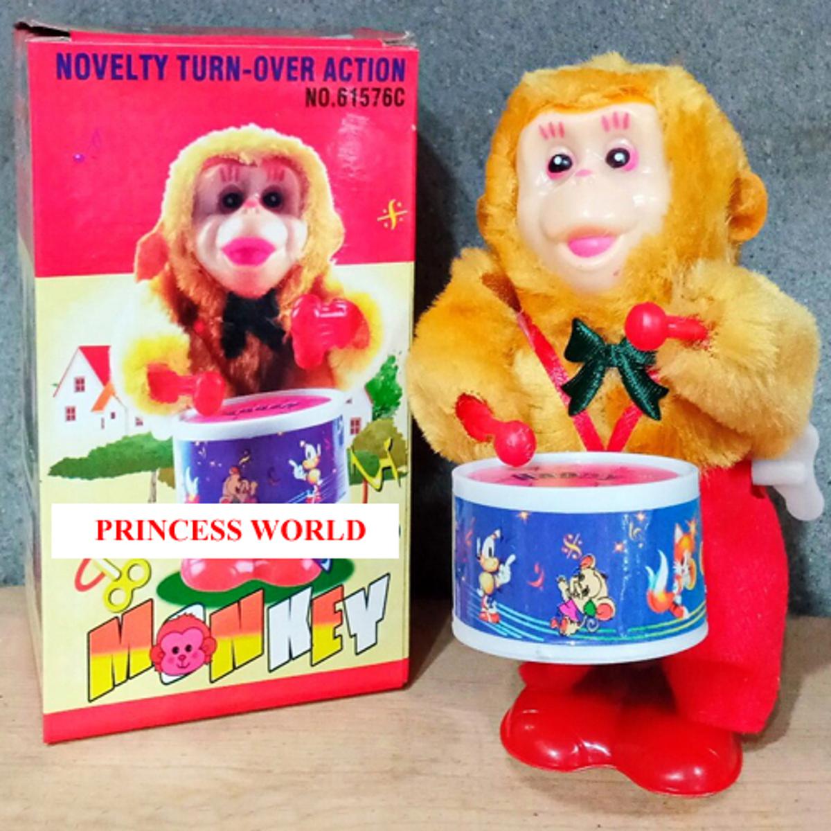 Picture of Beating Drum Monkey toy ,music Light Monkey Dhol Doll-Funny Toy for baby