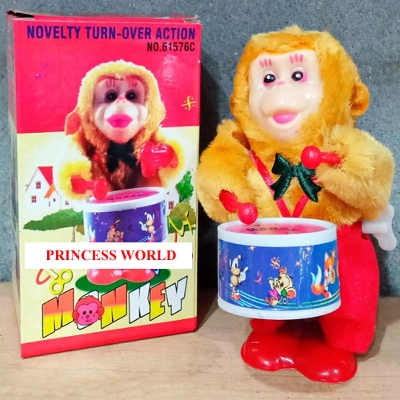 Picture of Beating Drum Monkey toy ,music Light Monkey Dhol Doll-Funny Toy for baby
