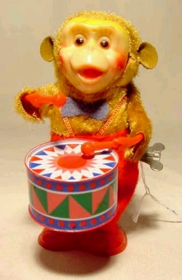 Picture of Beating Drum Monkey toy ,music Light Monkey Dhol Doll-Funny Toy for baby