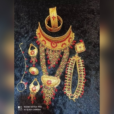 Picture of Gold Plated Jewellery Set for Women