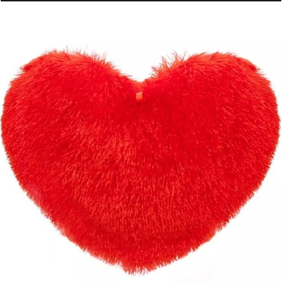 Picture of Heart Shape Love Pillow Love Pillow Plush Toy Red Heart Shaped Car Cushion Wedding Birthday Gift Dancing Prop