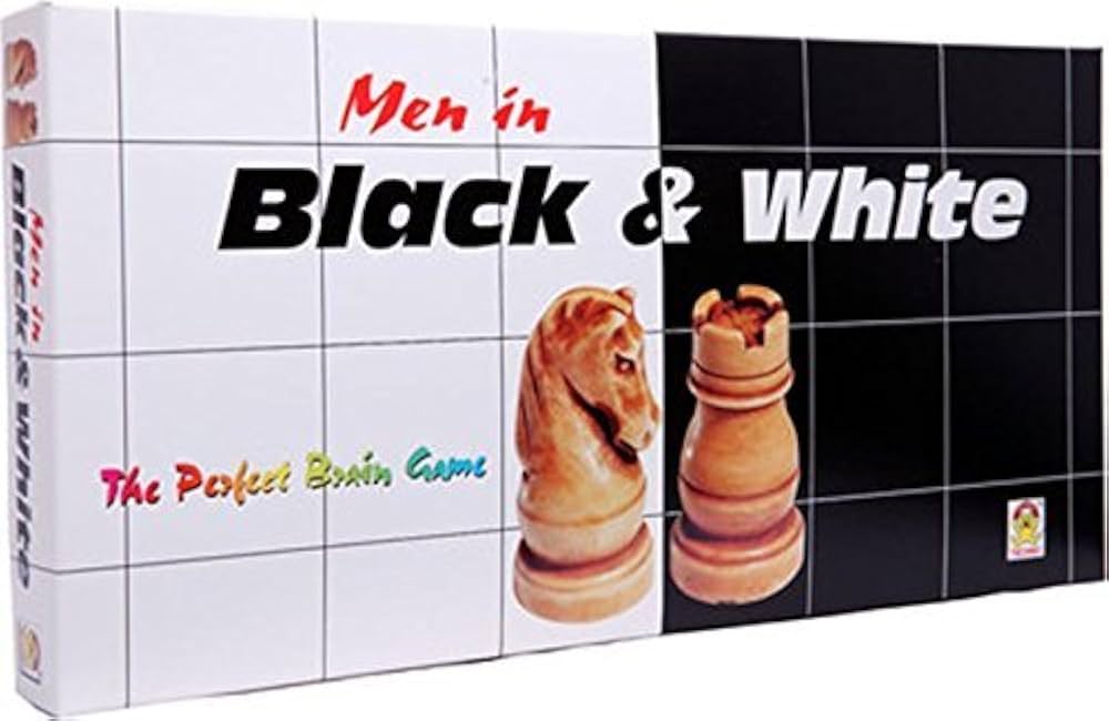 Picture of Men in Black and White Chess Set Royal Look and Classy Chess Play for All