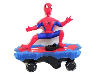 Picture of Battery Operated Skateboard Slippery Scooter Alliance Superhero Toys for Kids with Music & Lights (Assorted Superhero).