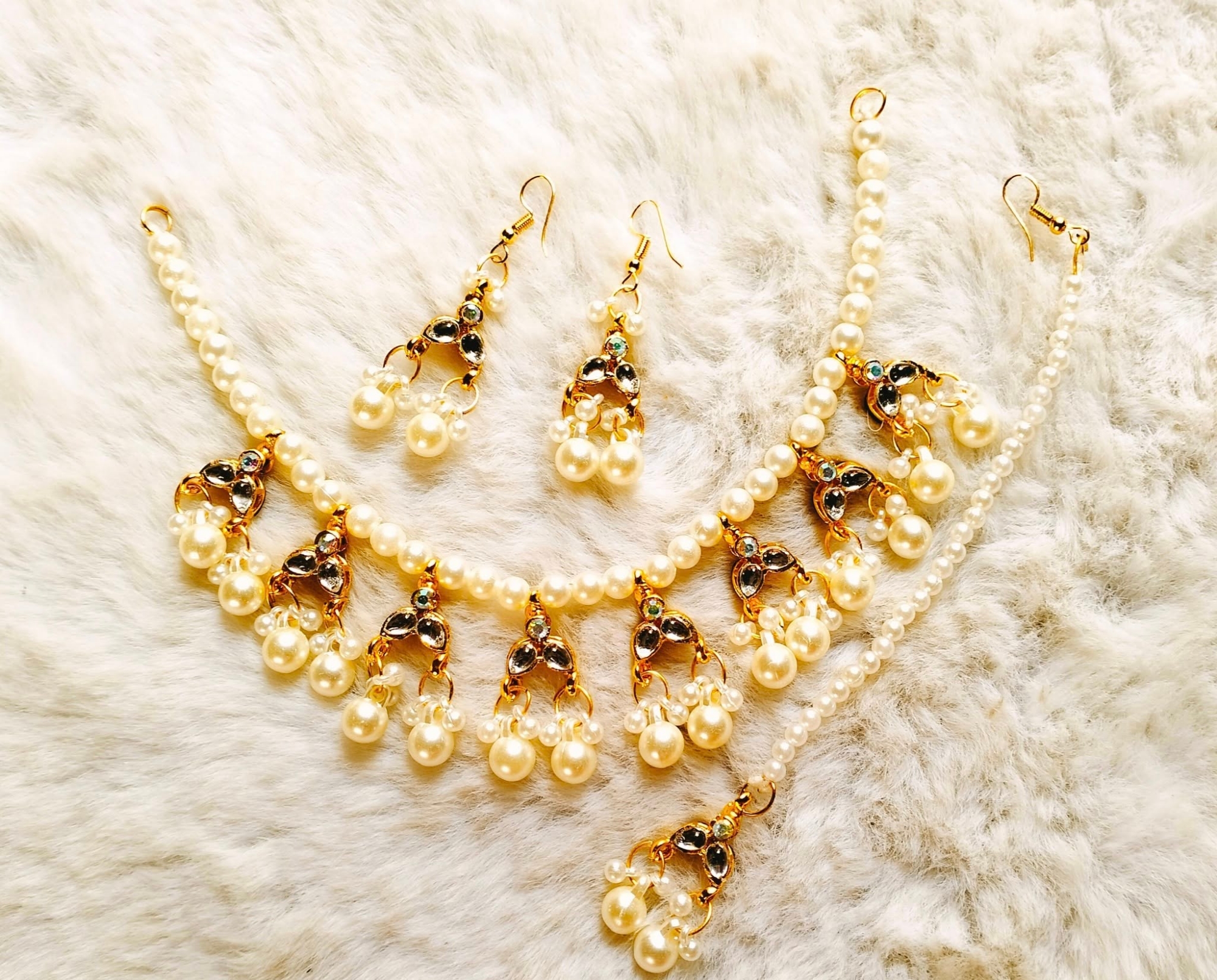 Picture of New Exclusive Design Earrings Jhumka Kanerdul & Neckless For Women Jewellery