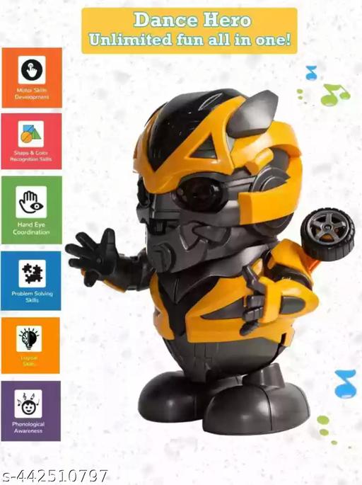 Picture of Super Hero Dance Hero Dancing Light And Music Figure Revenge Robot (multicolor)