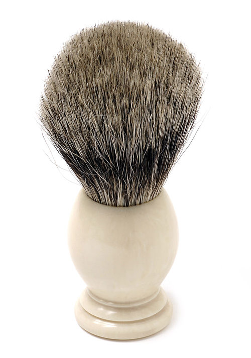Picture of Men Hair Shaving Brush Hand-made Silvertip Brushes Shave Tool Shaving Razor