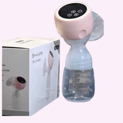 Picture of Electric Rechargeable Breastfeeding Pump Anti-Back Low Noise Breastfeeding Pump Portable Massage