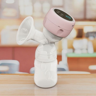 Picture of Electric Rechargeable Breastfeeding Pump Anti-Back Low Noise Breastfeeding Pump Portable Massage