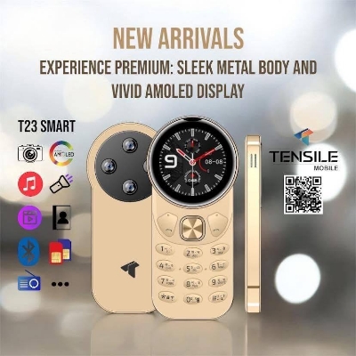 Picture of Unique style Tensile T23 smart Feature phone with 30days gurrantee And 1 years official warranty highlight extra feature Magic Voice & BT Dial
