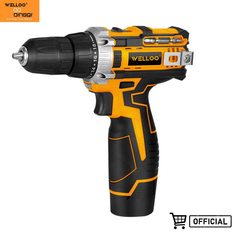 Picture of Welloo Cordless Dc Drill Machine/ ScrewGun For Multipurpose Usage
