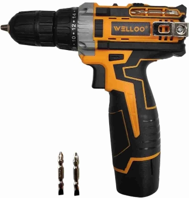 Picture of Welloo Cordless Dc Drill Machine/ ScrewGun For Multipurpose Usage