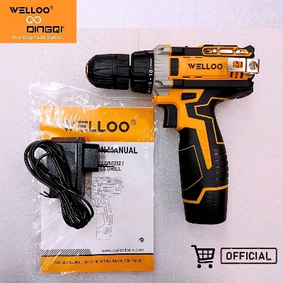 Picture of Welloo Cordless Dc Drill Machine/ ScrewGun For Multipurpose Usage