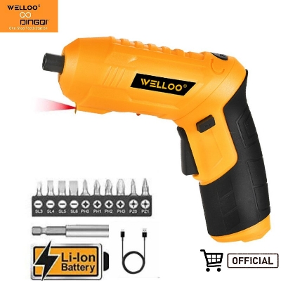 Picture of Li-Lon Welloo Multipurpose usage Cordless ScrewDriver Set /ScrewGun
