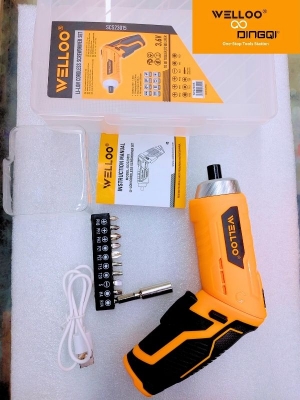 Picture of Li-Lon Welloo Multipurpose usage Cordless ScrewDriver Set /ScrewGun