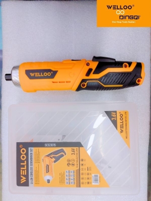 Picture of Li-Lon Welloo Multipurpose usage Cordless ScrewDriver Set /ScrewGun