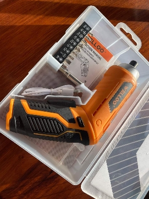 Picture of Li-Lon Welloo Multipurpose usage Cordless ScrewDriver Set /ScrewGun