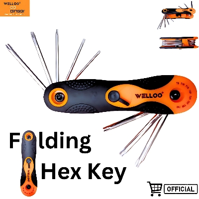 Picture of Welloo Folding Torx Hex Key Set 8Pcs for Multipurpose Usage