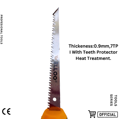 Picture of Welloo high quality 160mm wallboard saw for making cuts in plasterboards with TPR PVC handle