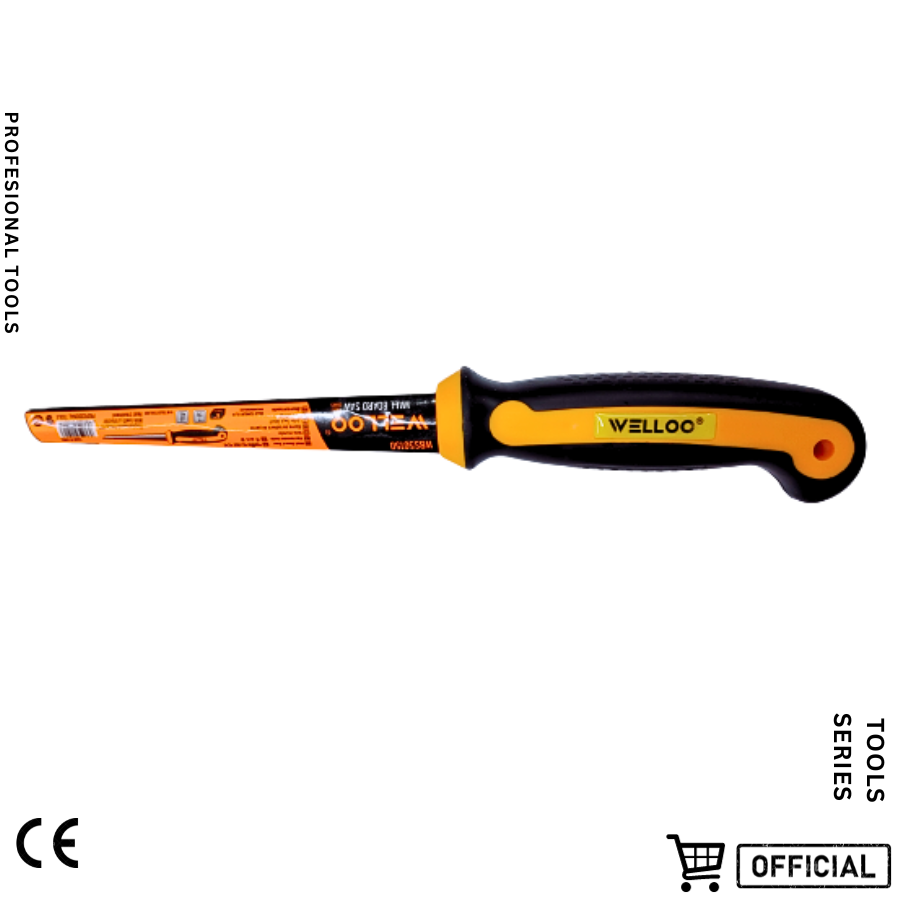 Picture of Welloo high quality 160mm wallboard saw for making cuts in plasterboards with TPR PVC handle