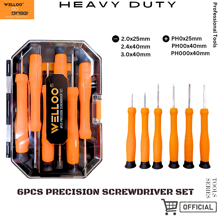 Picture of WELLOO 6Pcs Precision Screwdriver Set /Mobile Screwdriver Set For Multipurpose Usage