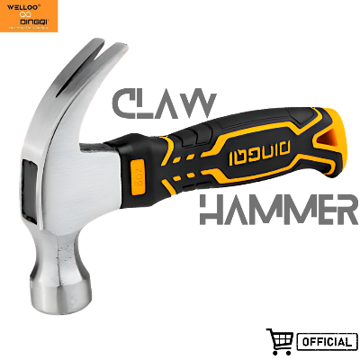 Picture of Mini Claw Hammer DingQi 45 steel 8OZ 250g with TPR PVC Handle Small Stubby Hammer for Multipurpose usage
