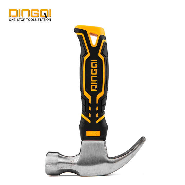Picture of Mini Claw Hammer DingQi 45 steel 8OZ 250g with TPR PVC Handle Small Stubby Hammer for Multipurpose usage