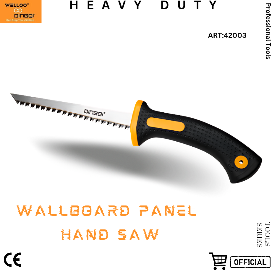 Picture of DINGQI High Quality 165mm Wallboard Saw for Making Cuts in Plasterboards with TPR PVC Handle