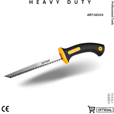 Picture of DINGQI High Quality 165mm Wallboard Saw for Making Cuts in Plasterboards with TPR PVC Handle